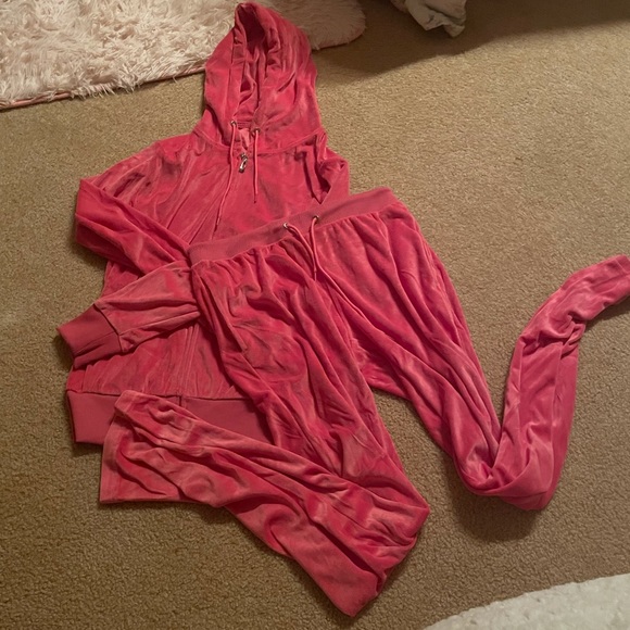 Other - Pink velour tracksuit